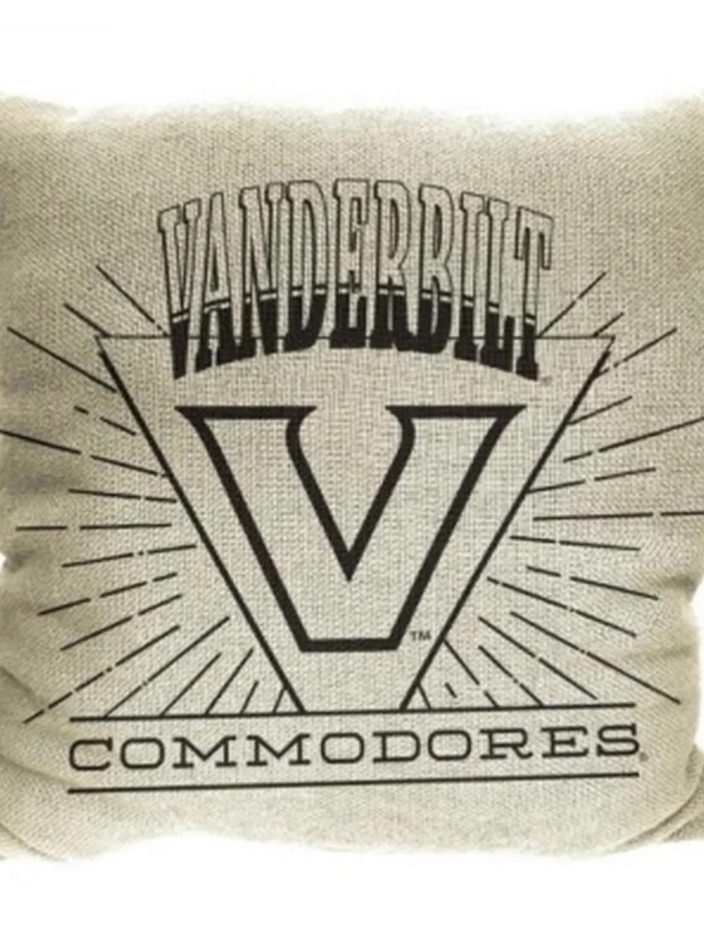 NWT! NCAA VANDERBILT COMMODORES 26 X 26 WOVEN TAPESTRY Throw Pillow